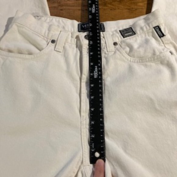 Vintage 90’s Versace Jeans Couture White Jeans - Size 29 - Picture 12 of 16